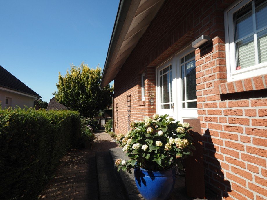 Hausseite Einfamilienhaus Hammoor