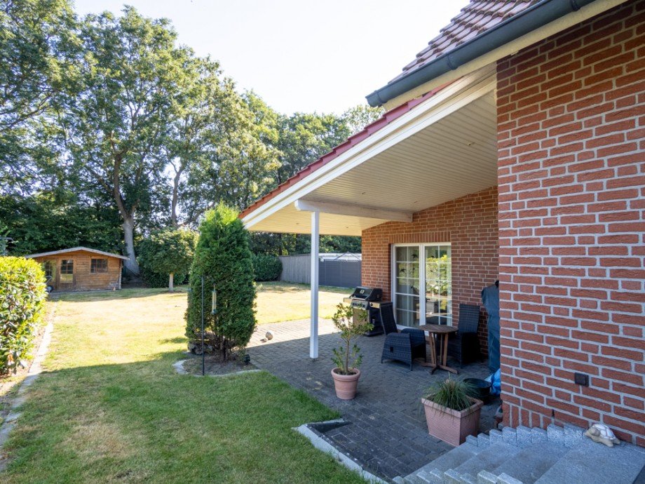 Terrasse vom Anbau Einfamilienhaus Hammoor