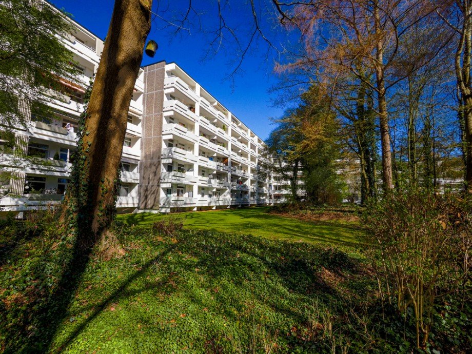 Wohnanlage r�ckw�rtig Etagenwohnung Bargteheide