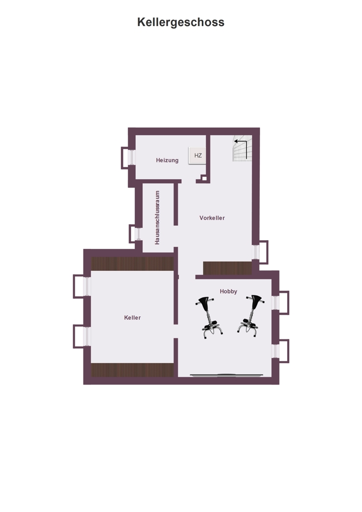 Kellergeschoss Raumaufteilung Bungalow Bargteheide