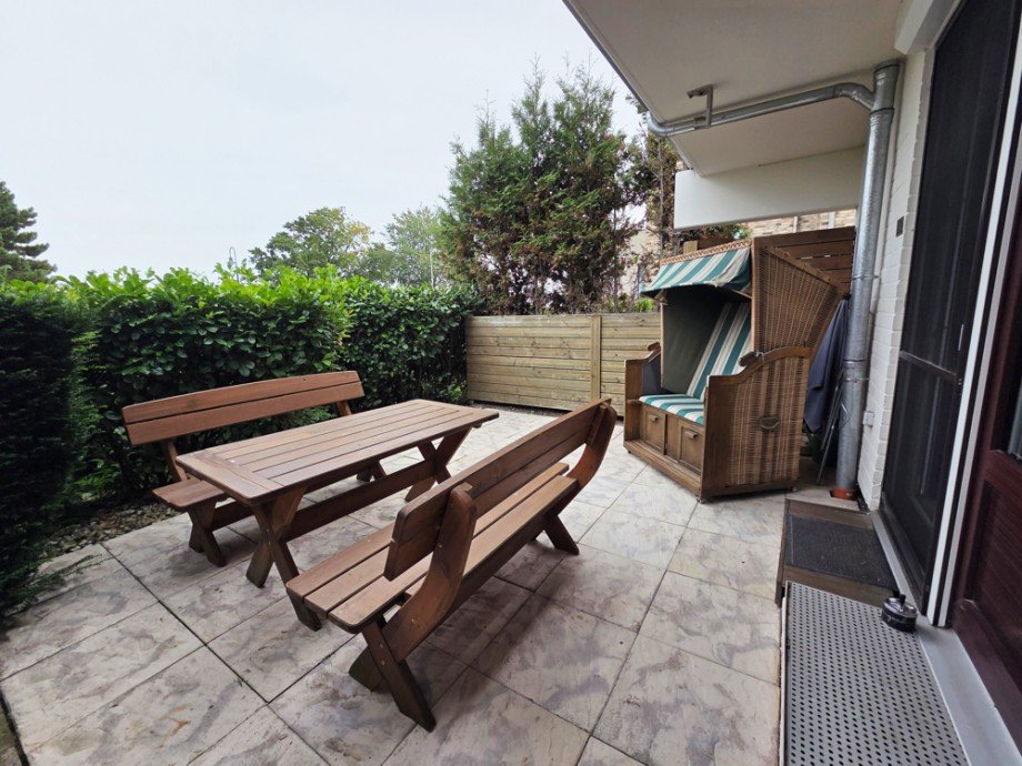 Terrasse Erdgeschosswohnung Scharbeutz