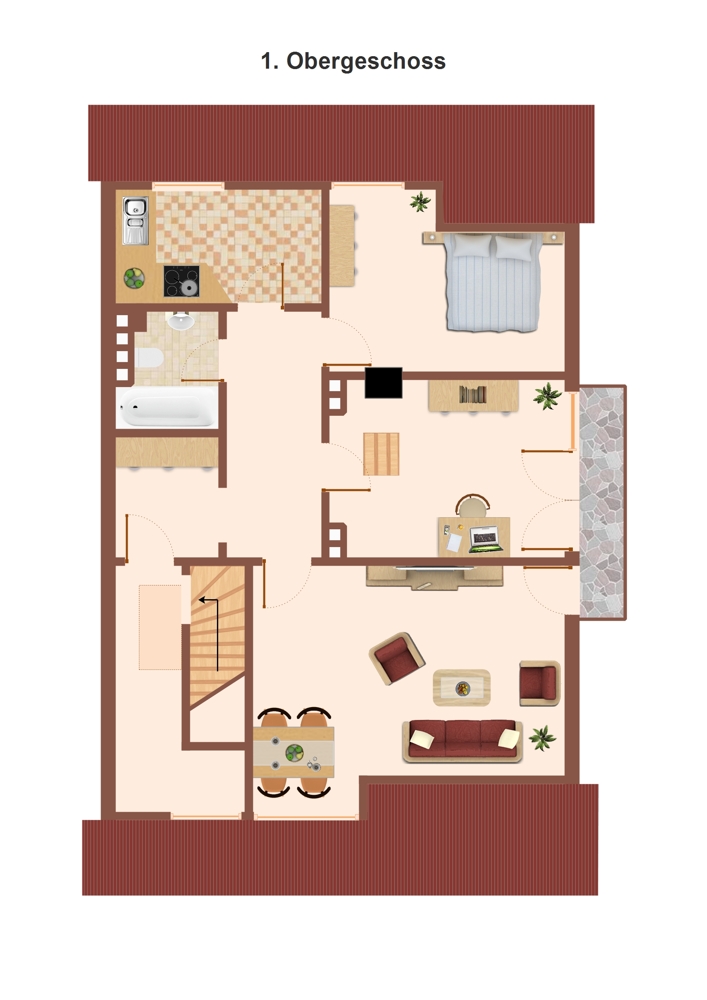 89168 Objekt Rantzaustra�e 132 1 OG Mehrfamilienhaus Ahrensburg