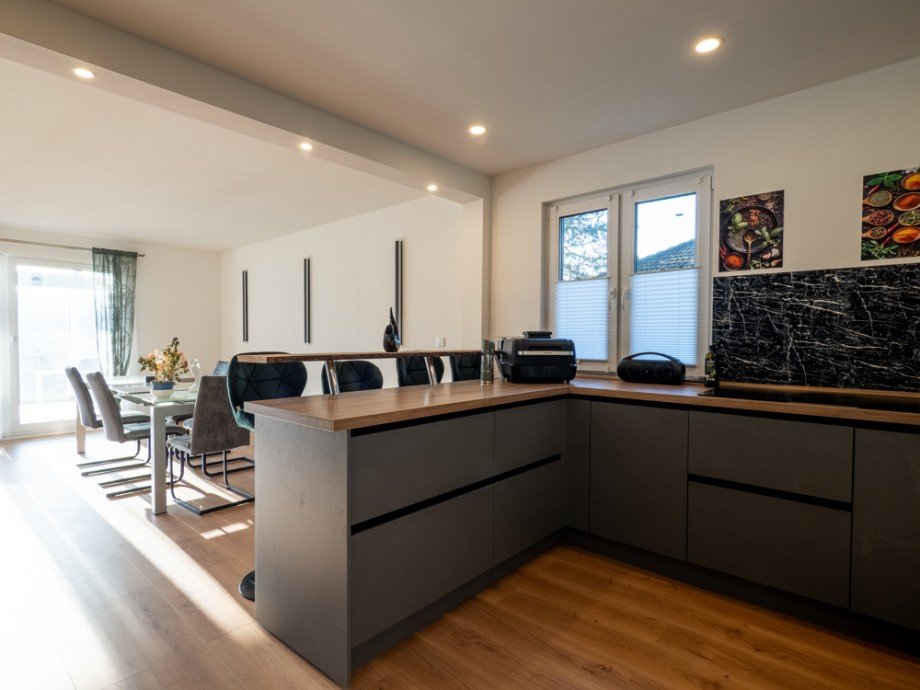 K�che-Essen Einfamilienhaus Gro�ensee