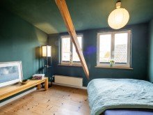 Schlafzimmer Obergeschoss KREATIVES LIVING-HAUS ZUM WOHLF�HLEN & ABSCHALTEN (L�BECK, EINFAMILIENHAUS)