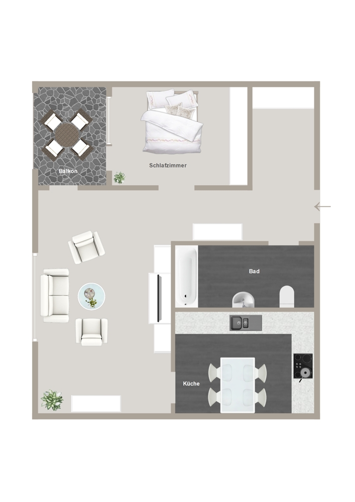 Grundriss Etagenwohnung Bargteheide