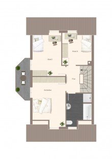 Obergeschoss ATTRAKTIVES FAMILIENHAUS IN RUHIGER LAGE MIT TOP-ANBINDUNG AN HAMBURG & L�BECK