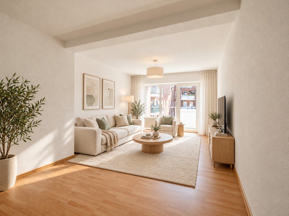 Wohnen KI Einrichtungsidee Etagenwohnung Glinde
