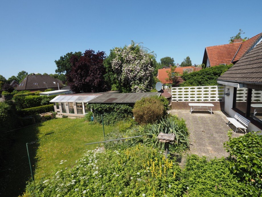 Gartenblick Einfamilienhaus Bargteheide