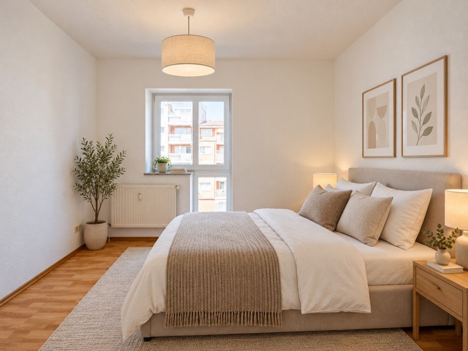 Schlafen KI Einrichtungsidee Etagenwohnung Glinde