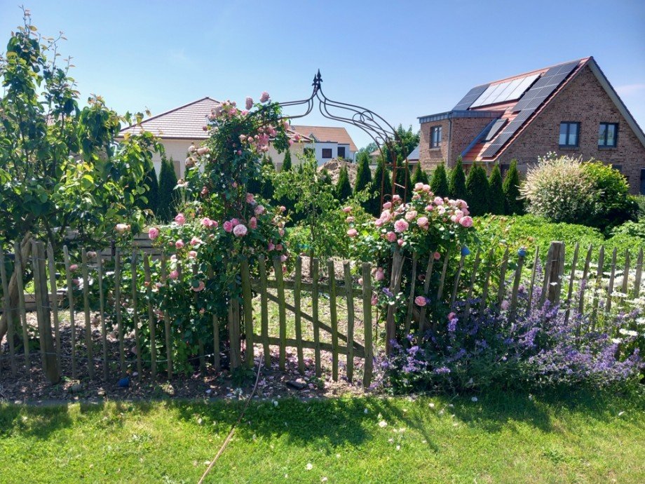 Eingang Gem�segarten Einfamilienhaus Ratzeburg