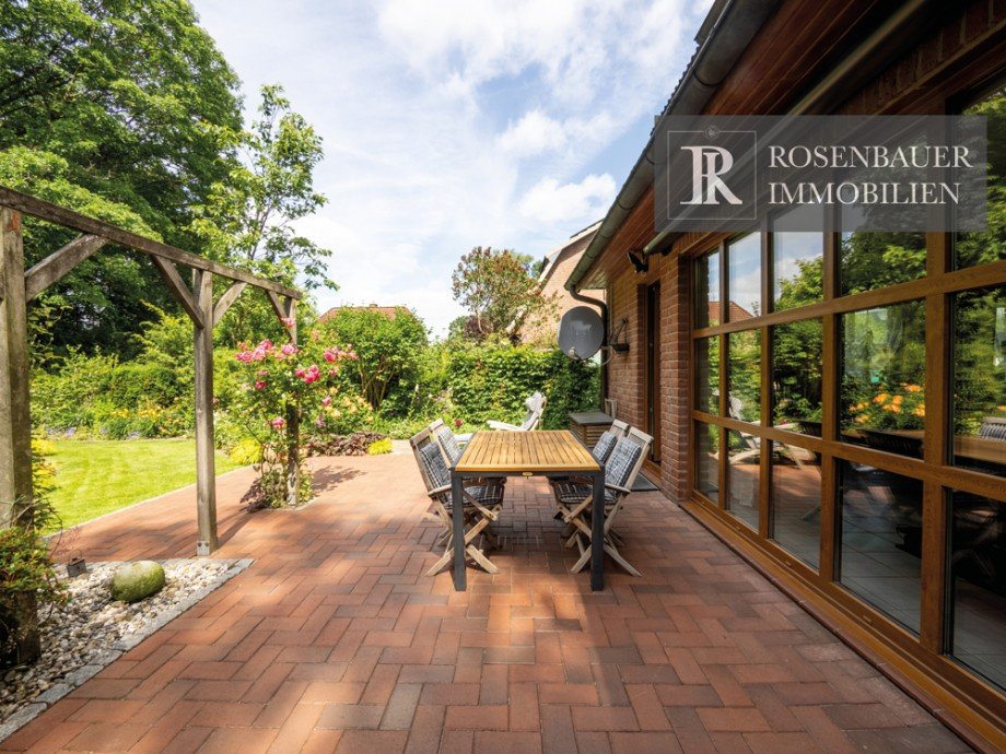 Terrasse Doppelhaush�lfte Bargteheide