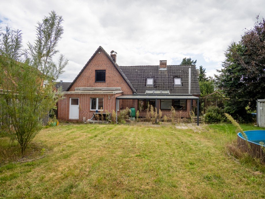 Haus Gartenseite Einfamilienhaus Kayhude
