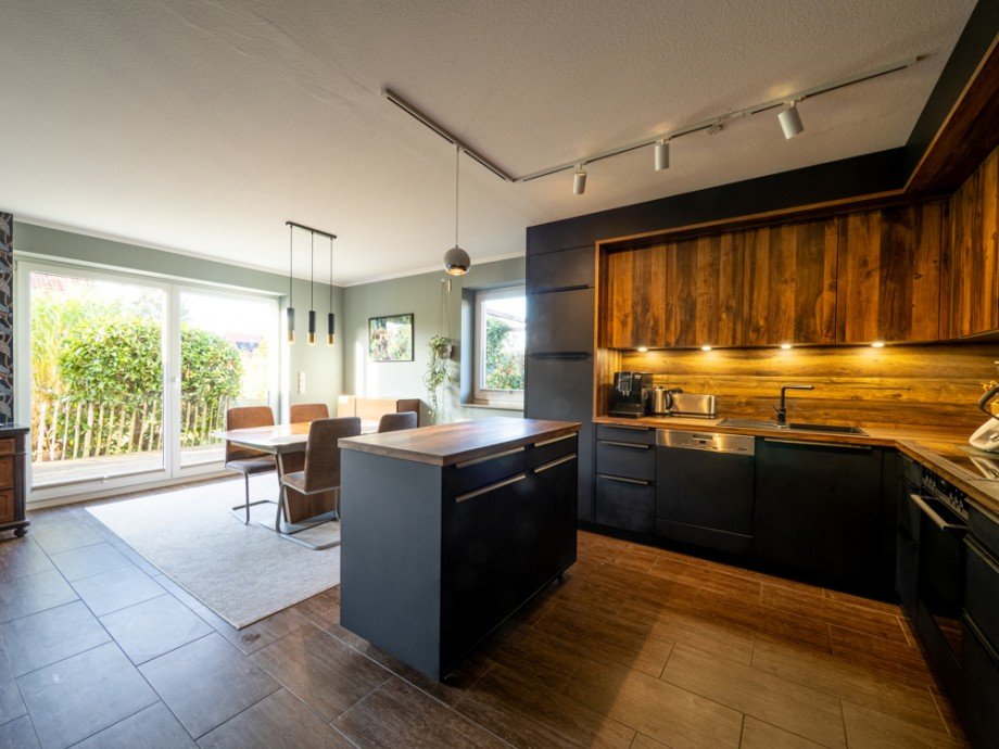 Offene stylische K�che Einfamilienhaus Ratzeburg