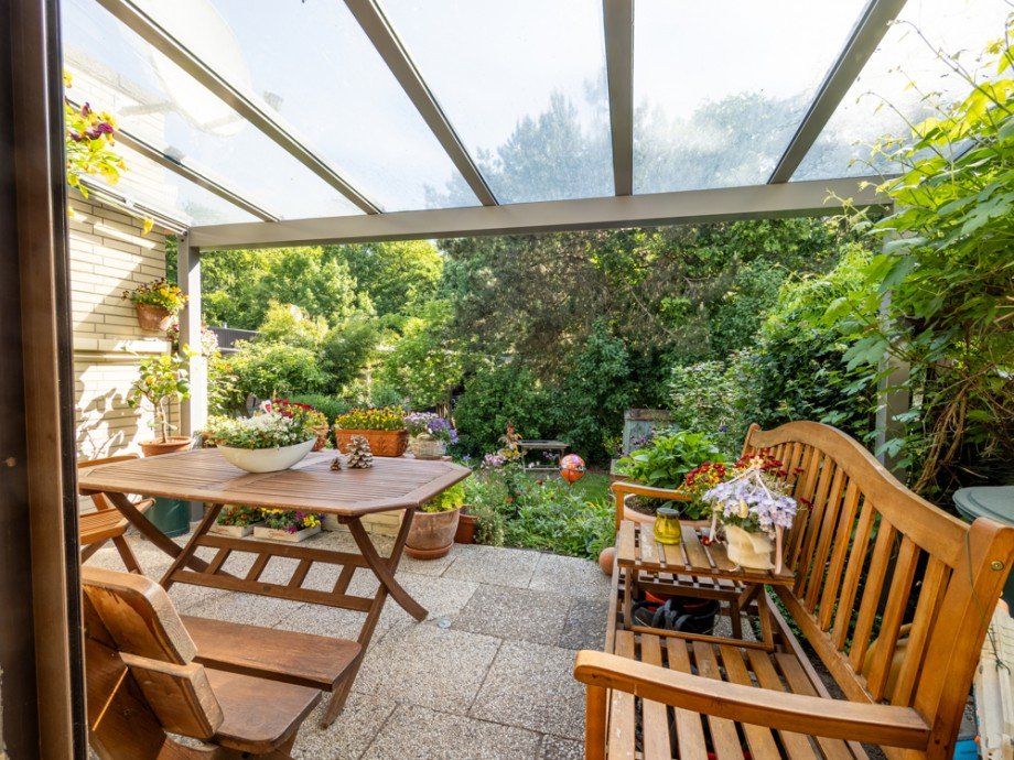 Blick von Terrasse Reihenendhaus Bad Oldesloe