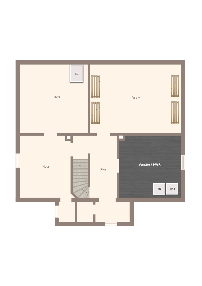 Kellergeschoss Grundriss Doppelhaush�lfte Jersbek