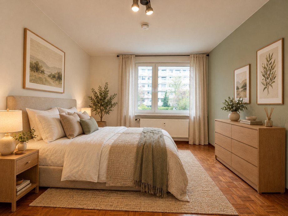 Schlafzimmer_KI_Einrichtungsidee Etagenwohnung Bargteheide